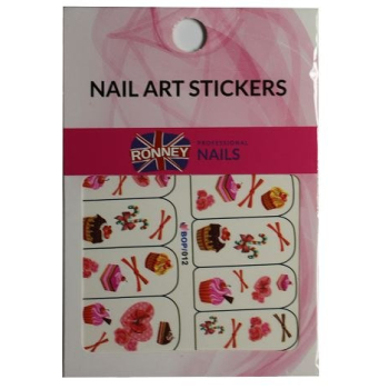 RONNEY - Naklejki wodne na paznokcie NAILART STICKERS RN 170    !